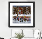 After School 1 by Nicole Laporte on GIANT ART - white art for kids  hockey
