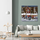 After School 1 by Nicole Laporte on GIANT ART - white art for kids  artistes du québec