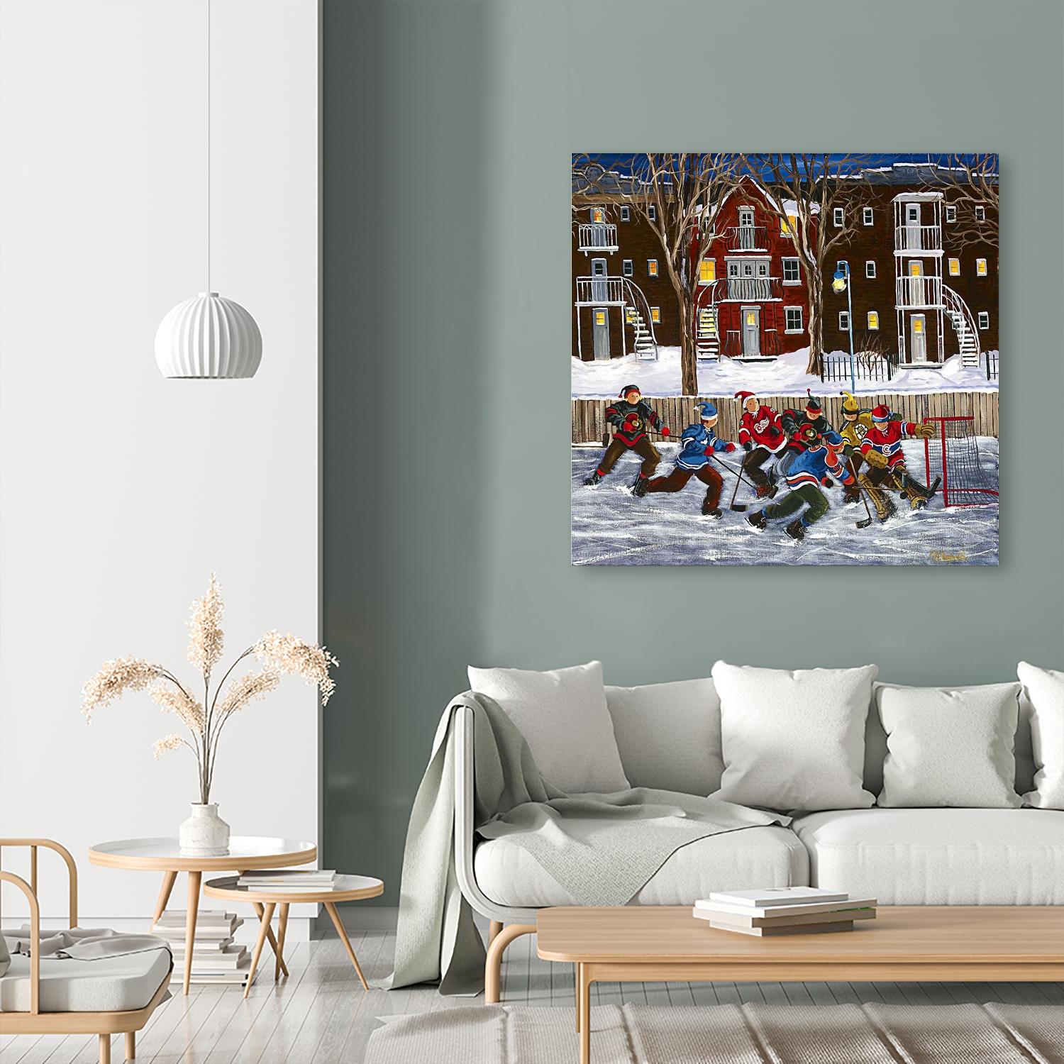 After School 1 by Nicole Laporte on GIANT ART - white art for kids  artistes du québec