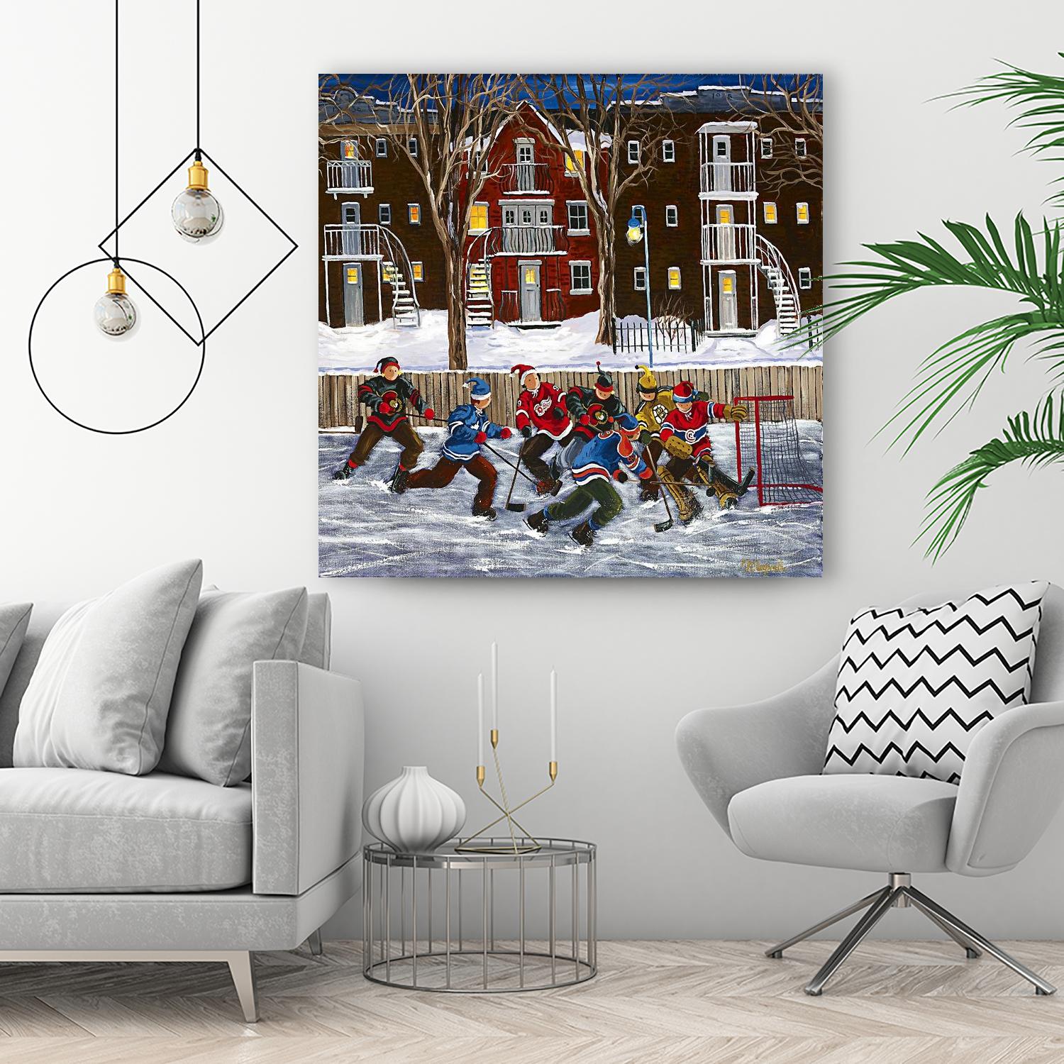 After School 1 by Nicole Laporte on GIANT ART - white art for kids  artistes du québec