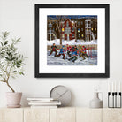 After School 1 by Nicole Laporte on GIANT ART - white art for kids  hockey