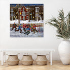 After School 1 by Nicole Laporte on GIANT ART - white art for kids  artistes du québec