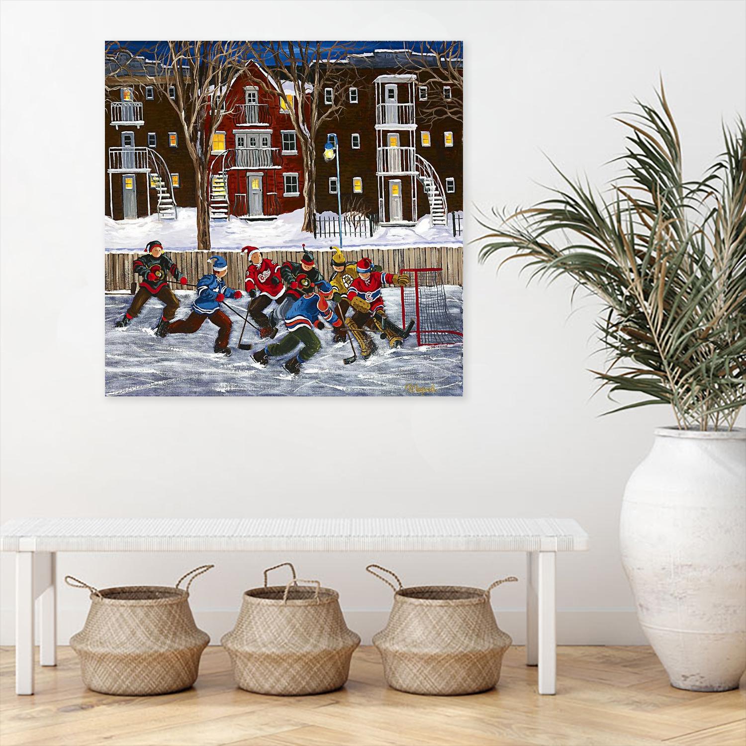 After School 1 by Nicole Laporte on GIANT ART - white art for kids  artistes du québec