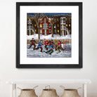 After School 1 by Nicole Laporte on GIANT ART - white art for kids  hockey