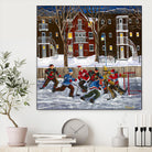 After School 1 by Nicole Laporte on GIANT ART - white art for kids  hockey
