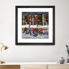 After School 1 by Nicole Laporte on GIANT ART - white art for kids  hockey