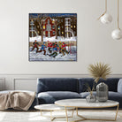 After School 1 by Nicole Laporte on GIANT ART - white art for kids  hockey