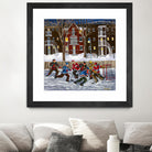 After School 1 by Nicole Laporte on GIANT ART - white art for kids  hockey