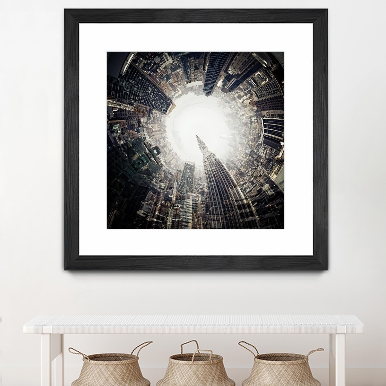 City Center II by Jean-François Dupuis on GIANT ART - white city scene ville