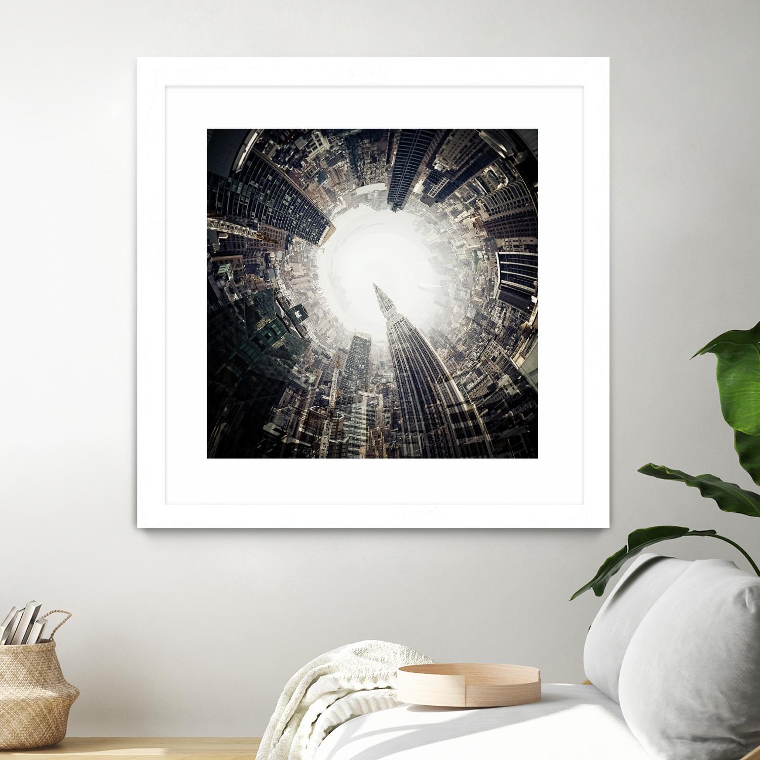 City Center II by Jean-François Dupuis on GIANT ART - white city scene ville