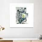 Sans titre by Sylvie Cloutier on GIANT ART - green abstract