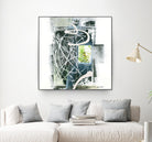 Sans titre by Sylvie Cloutier on GIANT ART - green abstract
