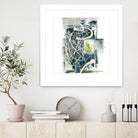 Sans titre by Sylvie Cloutier on GIANT ART - green abstract