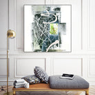 Sans titre by Sylvie Cloutier on GIANT ART - green abstract