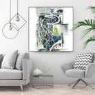 Sans titre by Sylvie Cloutier on GIANT ART - green abstract