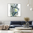 Sans titre by Sylvie Cloutier on GIANT ART - green abstract