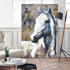 Lily of the valley by Marie Andrée Leblond on GIANT ART - beige animals horse