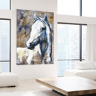 Lily of the valley by Marie Andrée Leblond on GIANT ART - beige animals horse