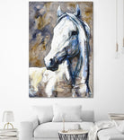 Lily of the valley by Marie Andrée Leblond on GIANT ART - beige animals horse