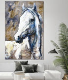 Lily of the valley by Marie Andrée Leblond on GIANT ART - beige animals horse