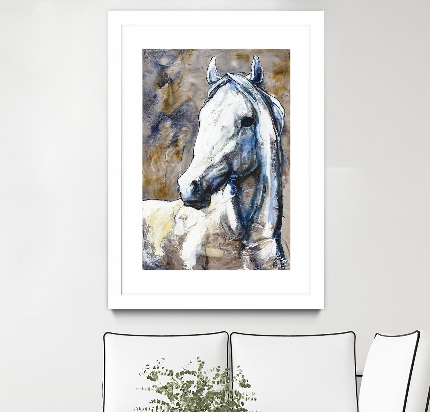 Lily of the valley by Marie Andrée Leblond on GIANT ART - beige animal artiste québécois