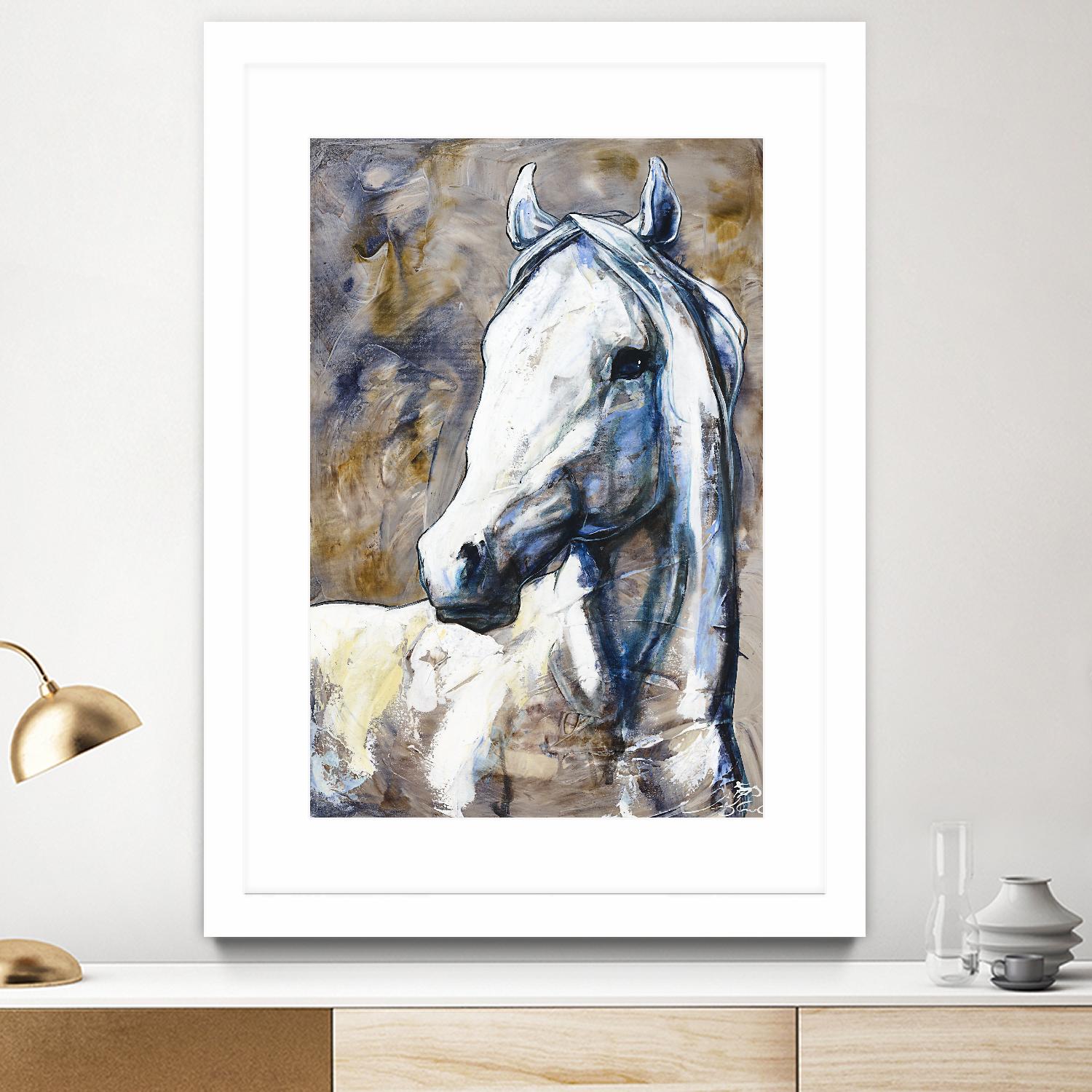 Lily of the valley by Marie Andrée Leblond on GIANT ART - beige animal artiste québécois