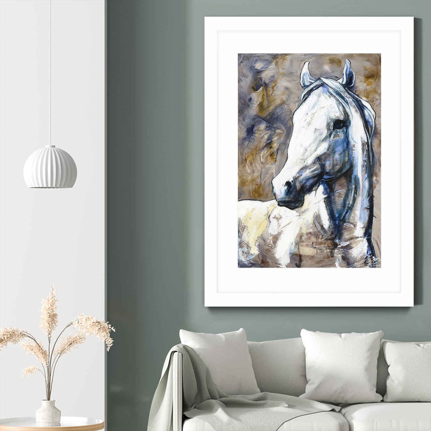 Lily of the valley by Marie Andrée Leblond on GIANT ART - beige animal artiste québécois