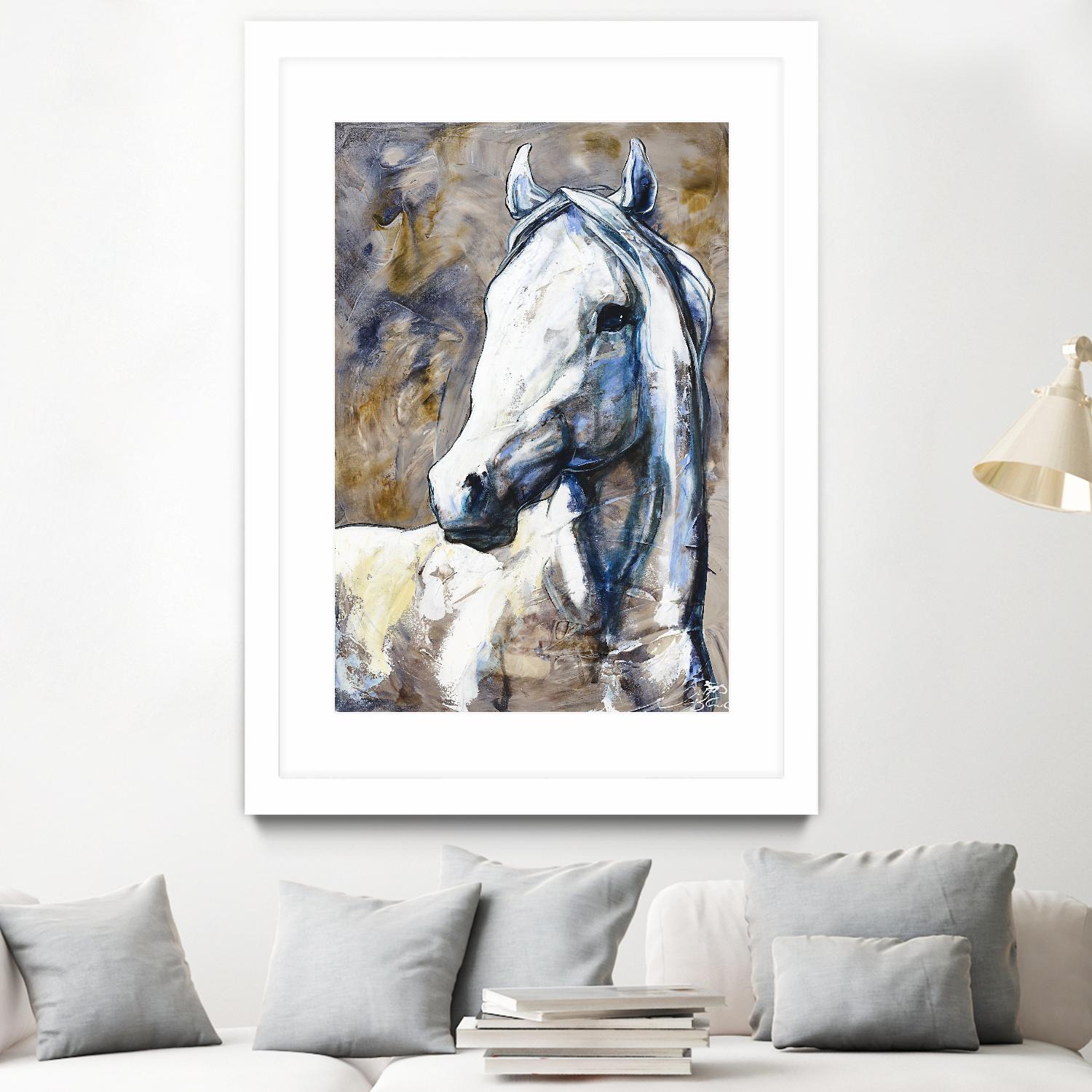 Lily of the valley by Marie Andrée Leblond on GIANT ART - beige animal artiste québécois