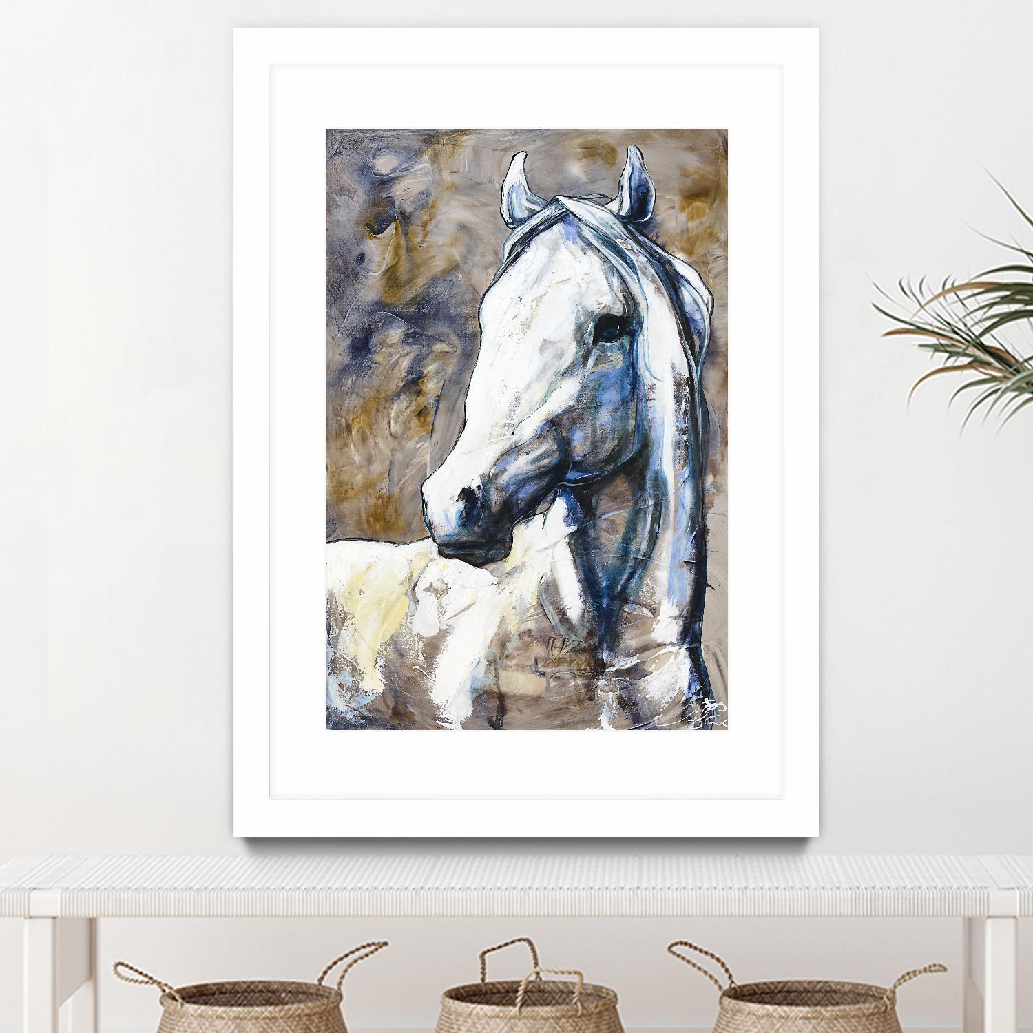 Lily of the valley by Marie Andrée Leblond on GIANT ART - beige animal artiste québécois