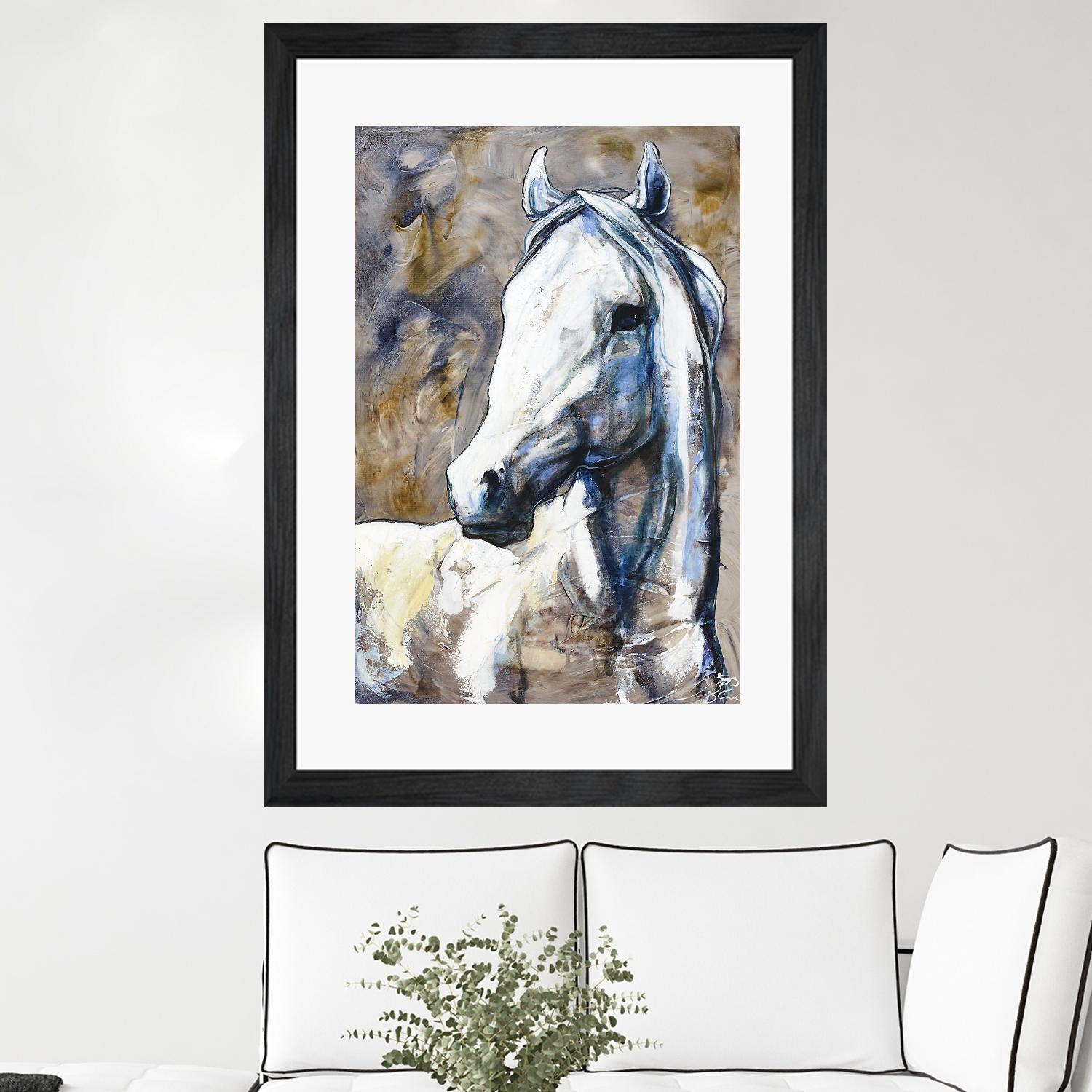 Lily of the valley by Marie Andrée Leblond on GIANT ART - beige animal artiste québécois