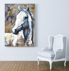 Lily of the valley by Marie Andrée Leblond on GIANT ART - beige animal artiste québécois