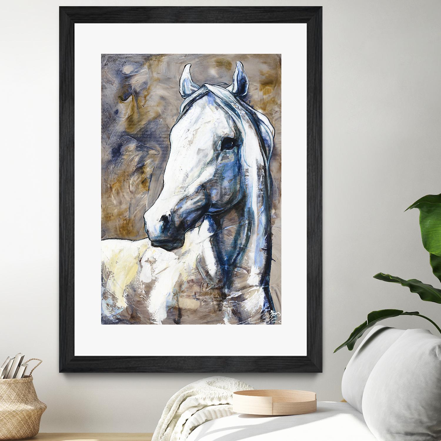 Lily of the valley by Marie Andrée Leblond on GIANT ART - beige animal artiste québécois