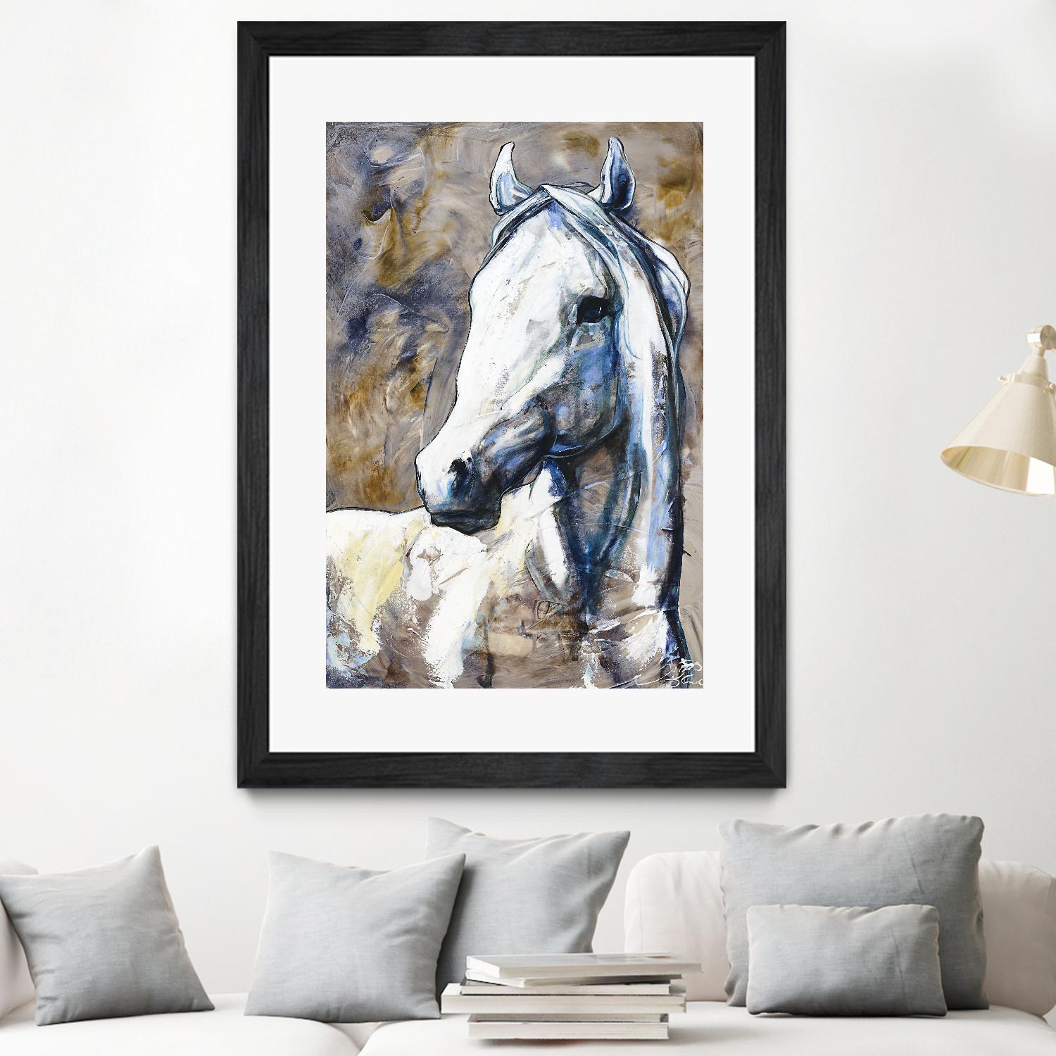 Lily of the valley by Marie Andrée Leblond on GIANT ART - beige animal artiste québécois