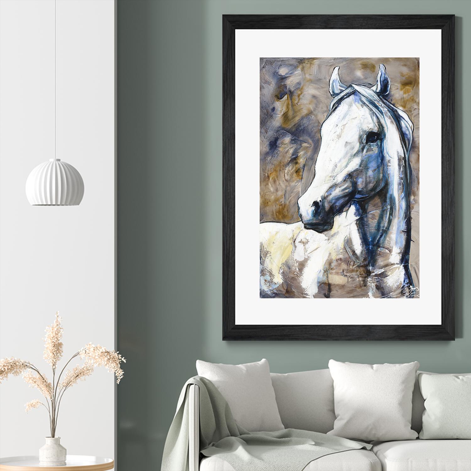 Lily of the valley by Marie Andrée Leblond on GIANT ART - beige animal artiste québécois