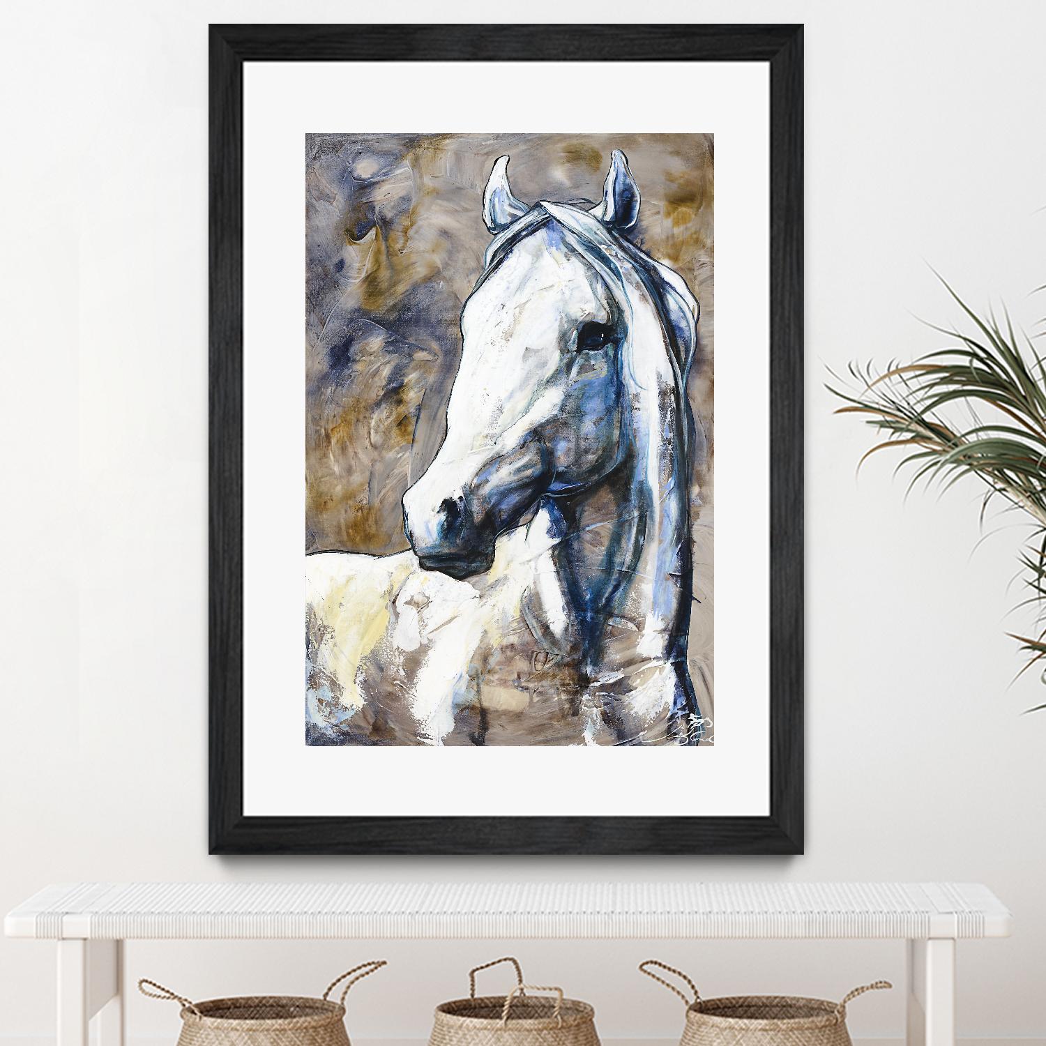 Lily of the valley by Marie Andrée Leblond on GIANT ART - beige animal artiste québécois