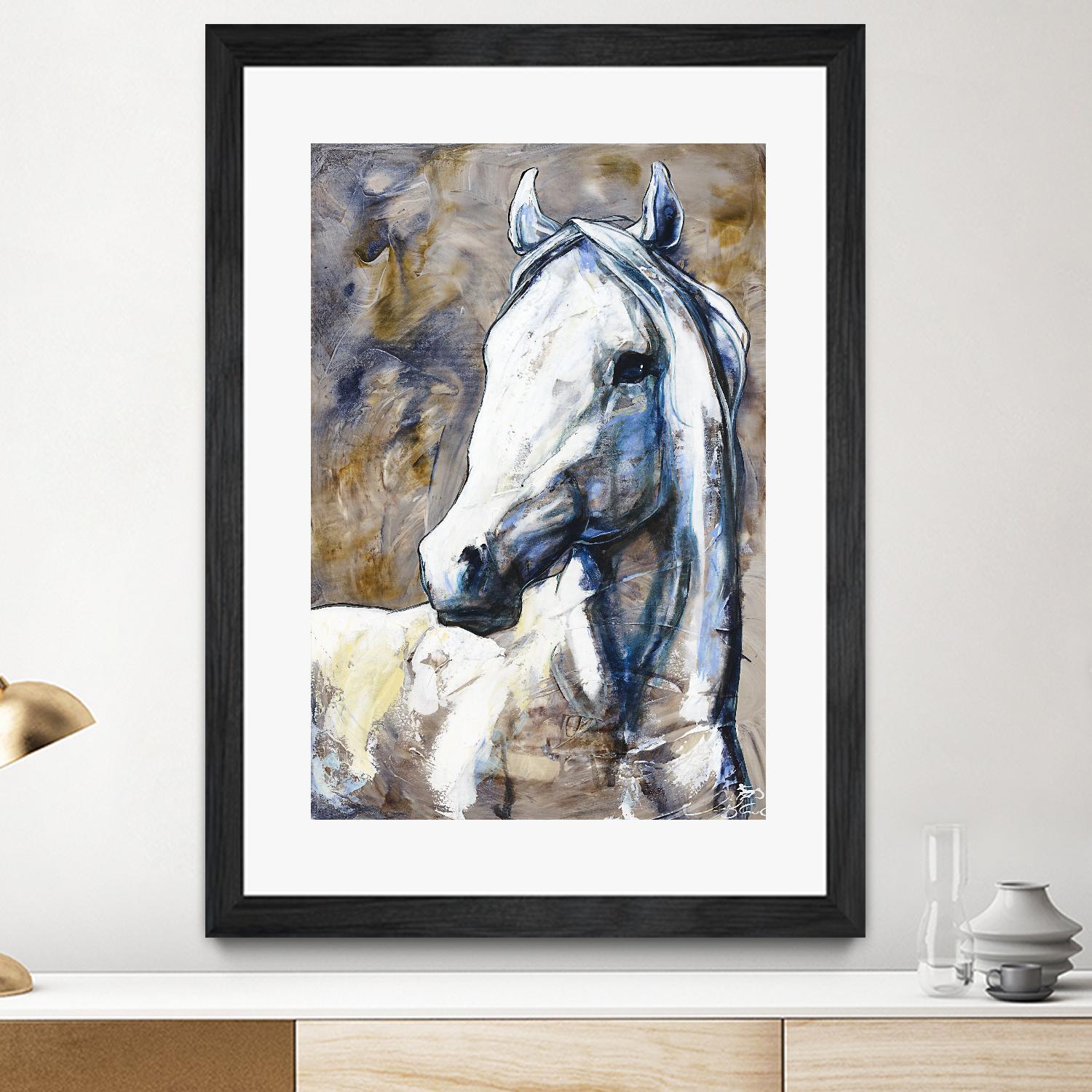 Lily of the valley by Marie Andrée Leblond on GIANT ART - beige animal artiste québécois