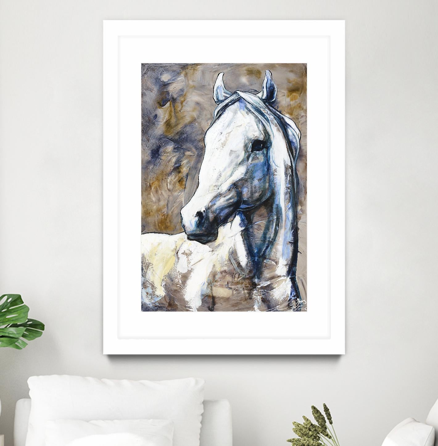 Lily of the valley by Marie Andrée Leblond on GIANT ART - beige animal artiste québécois