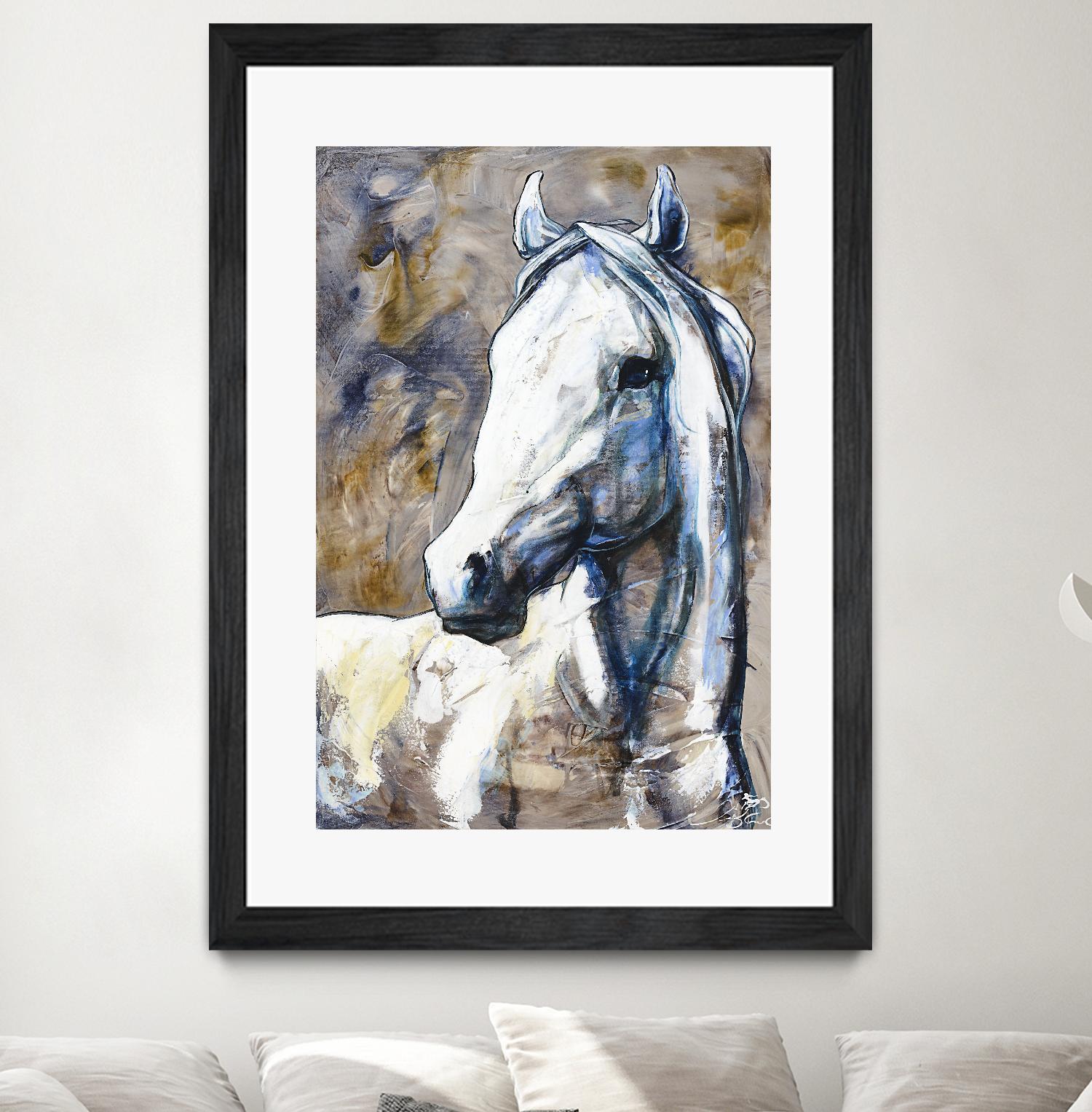 Lily of the valley by Marie Andrée Leblond on GIANT ART - beige animal artiste québécois