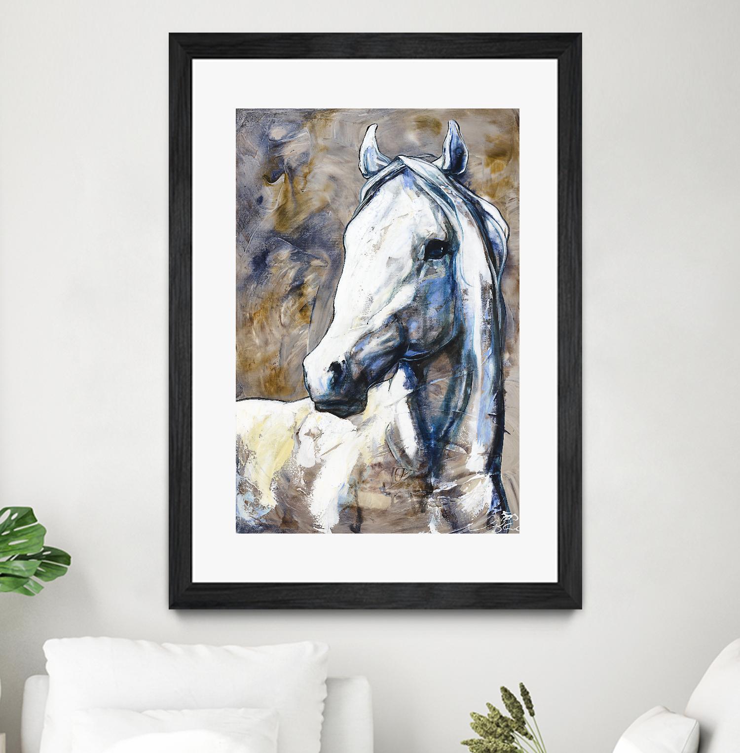 Lily of the valley by Marie Andrée Leblond on GIANT ART - beige animal artiste québécois