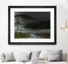 Le lac vaseau by Yvon Lemieux on GIANT ART - green landscape