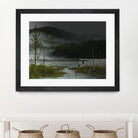 Le lac vaseau by Yvon Lemieux on GIANT ART - green landscape