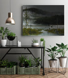 Le lac vaseau by Yvon Lemieux on GIANT ART - green landscape