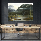 Départ pour la chasse by Yvon Lemieux on GIANT ART - green landscape