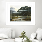 Départ pour la chasse by Yvon Lemieux on GIANT ART - green landscape