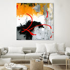 Les liens by Carole St-Germain on GIANT ART - black abstract