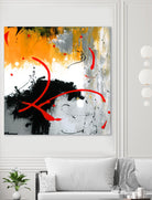 Les liens by Carole St-Germain on GIANT ART - black abstract