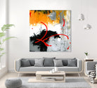 Les liens by Carole St-Germain on GIANT ART - black abstract