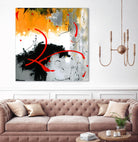 Les liens by Carole St-Germain on GIANT ART - black abstract