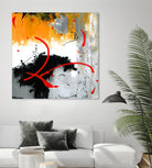 Les liens by Carole St-Germain on GIANT ART - black abstract