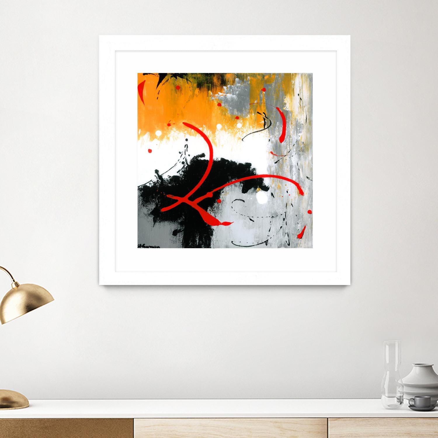 Les liens by Carole St-Germain on GIANT ART - black abstract